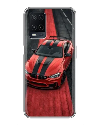 Чехол для OPPO A54 с картинкой «BMW на красной дорожке»