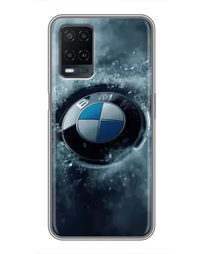 Чехол для OPPO A54 с картинкой «Логотип BMW — лед» Чехол для OPPO A54 с картинкой «Логотип BMW — лед»