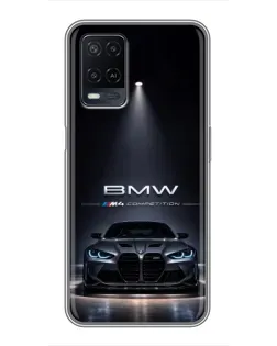 Чехол для OPPO A54 с картинкой «BMW сквозь ночной город» Чехол для OPPO A54 с картинкой «BMW сквозь ночной город»