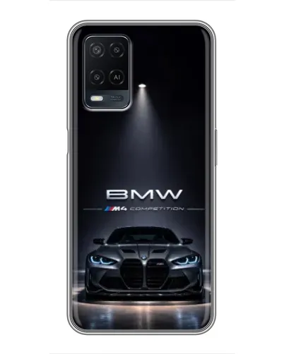 Чехол для OPPO A54 с картинкой «BMW сквозь ночной город» Чехол для OPPO A54 с картинкой «BMW сквозь ночной город»
