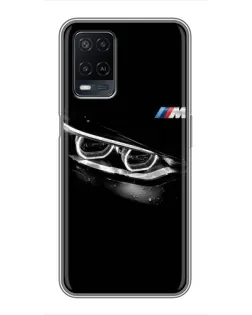 Чехол для OPPO A54 с картинкой «BMW — взгляд тигра» Чехол для OPPO A54 с картинкой «BMW — взгляд тигра»
