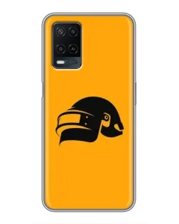Чохол для OPPO A54 з картинкою «PUBG — золотий шолом»