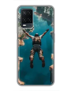 Чохол для OPPO A54 з картинкою «PUBG — вільне падіння»