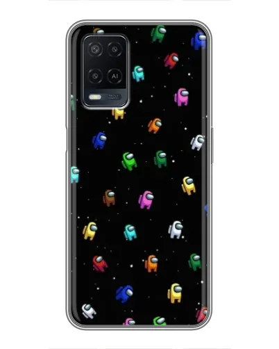 Чехол для OPPO A54 с картинкой «Экипаж Among Us»