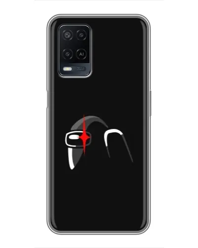 Чехол для OPPO A54 с картинкой «Among Us шлем»