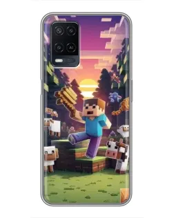 Чохол для OPPO A54 з картинкою «Стів на фермі» Чохол для OPPO A54 з картинкою «Стів на фермі»