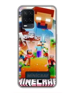 Чохол для OPPO A54 з картинкою «Minecraft герої гри» Чохол для OPPO A54 з картинкою «Minecraft герої гри»