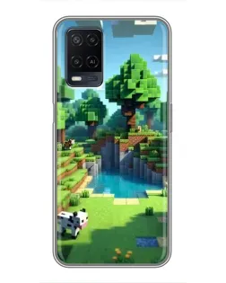 Чохол для OPPO A54 з картинкою «Minecraft літній день»