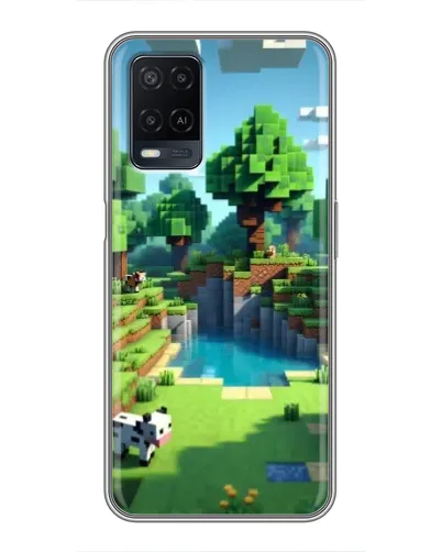 Чохол для OPPO A54 з картинкою «Minecraft літній день»