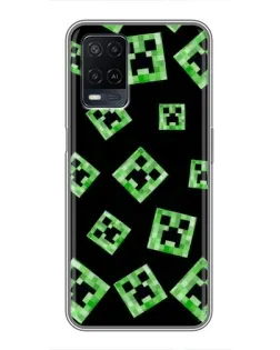 Чохол для OPPO A54 з картинкою «Паттерн з кріперами»