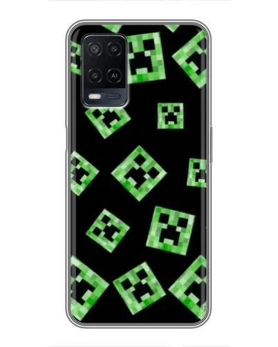Чохол для OPPO A54 з картинкою «Паттерн з кріперами»