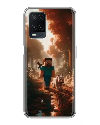 Чохол для OPPO A54 з картинкою «Стів у лісі»