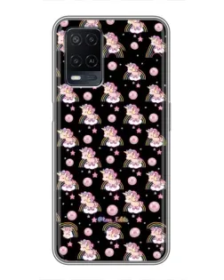 Чехол для OPPO A54 с картинкой «Magic Unicorn паттерн»