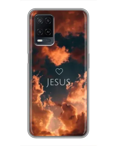 Чехол для OPPO A54 с картинкой «Сияние Имени Jesus»