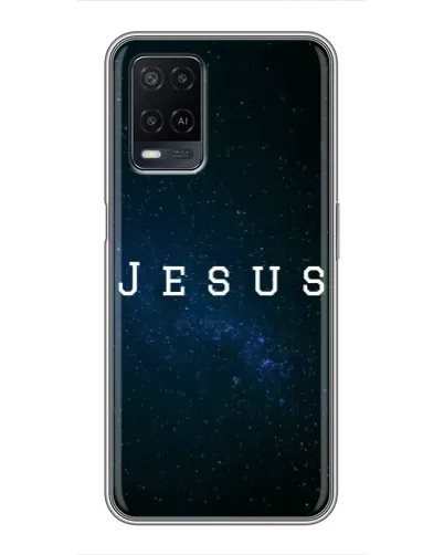 Чехол для OPPO A54 с картинкой «Звездное небо Jesus»