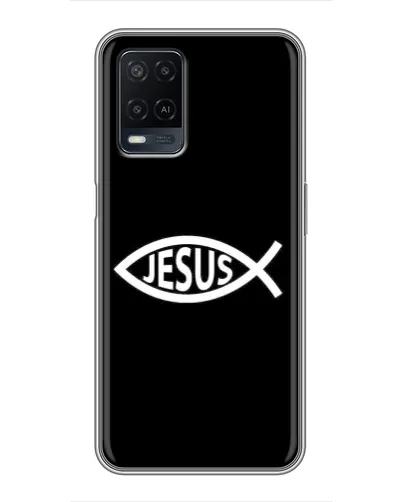 Чехол для OPPO A54 с картинкой «Классический Jesus»