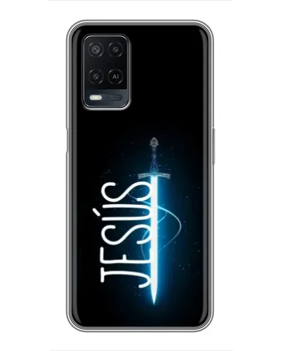 Чехол для OPPO A54 с картинкой «Меч Духа Jesus»