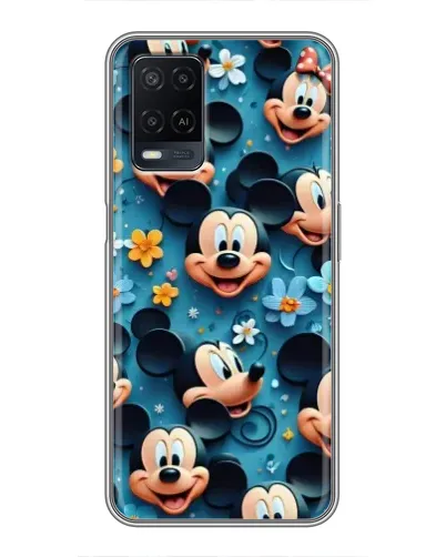 Чехол для OPPO A54 с картинкой «Паттерн Микки и Минни» Чехол для OPPO A54 с картинкой «Паттерн Микки и Минни»