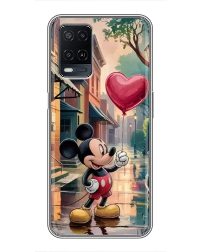 Чехол для OPPO A54 с картинкой «Микки и шарик-сердце» Чехол для OPPO A54 с картинкой «Микки и шарик-сердце»