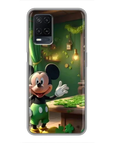 Чехол для OPPO A54 с картинкой «Микки в мастерской» Чехол для OPPO A54 с картинкой «Микки в мастерской»