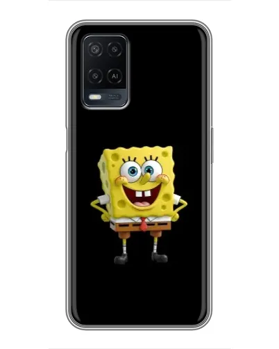 Чехол для OPPO A54 с картинкой «Классический Губка Боб»