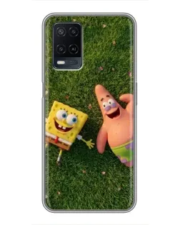 Чехол для OPPO A54 с картинкой «Друзья на лужайке» Чехол для OPPO A54 с картинкой «Друзья на лужайке»