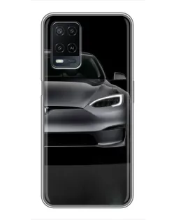Чехол для OPPO A54 с картинкой «Tesla Model S Look» Чехол для OPPO A54 с картинкой «Tesla Model S Look»