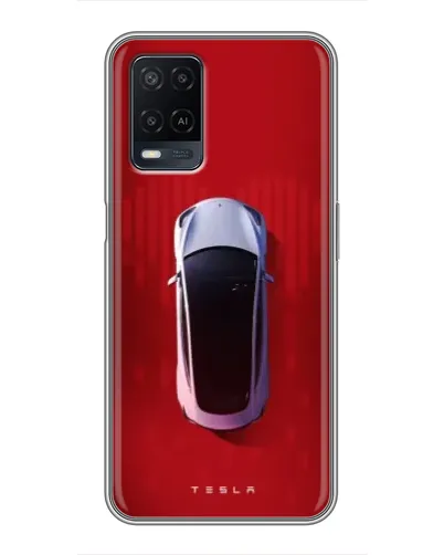Чехол для OPPO A54 с картинкой «Tesla Top View» Чехол для OPPO A54 с картинкой «Tesla Top View»