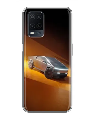 Чехол для OPPO A54 с картинкой «Cybertruck в пустыне» Чехол для OPPO A54 с картинкой «Cybertruck в пустыне»