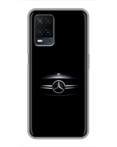 Чехол для OPPO A54 с картинкой «Mercedes — абстрактные линии»