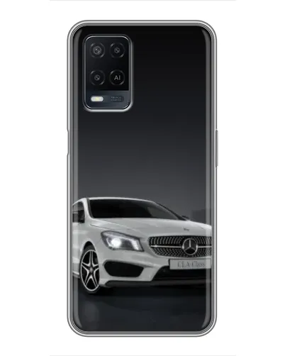 Чехол для OPPO A54 с картинкой «Mercedes AMG GT Silver»