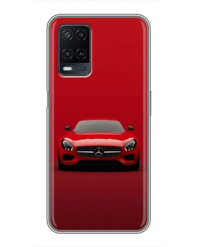 Чехол для OPPO A54 с картинкой «Красный Mercedes AMG»