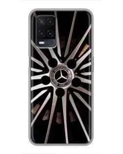 Чехол для OPPO A54 с картинкой «Диск Mercedes»