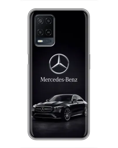 Чехол для OPPO A54 с картинкой «Mercedes — решетка радиатора»