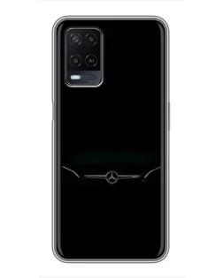 Чехол для OPPO A54 с картинкой «Mercedes Stealth Look»