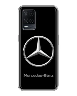 Чехол для OPPO A54 с картинкой «Mercedes Silver Logo»