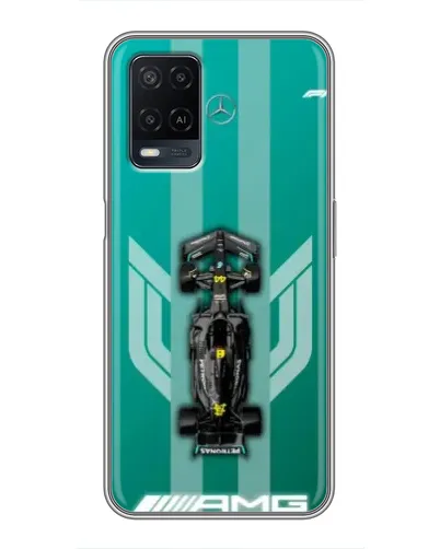 Чехол для OPPO A54 с картинкой «Mercedes AMG Petronas»