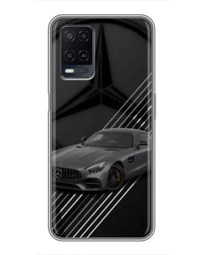 Чехол для OPPO A54 с картинкой «Mercedes AMG — графика»