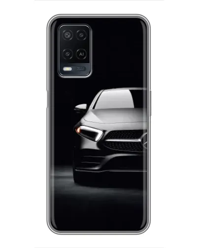 Чехол для OPPO A54 с картинкой «Свет фар Mercedes»