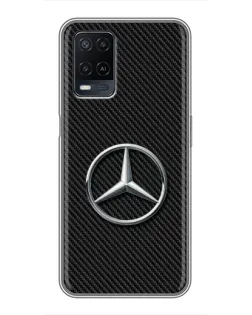 Чехол для OPPO A54 с картинкой «Карбоновый Mercedes стиль»