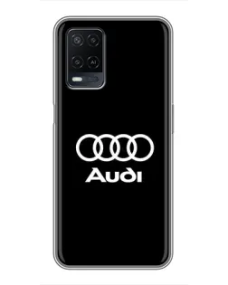 Чехол для OPPO A54 с картинкой «Классическое лого Audi»