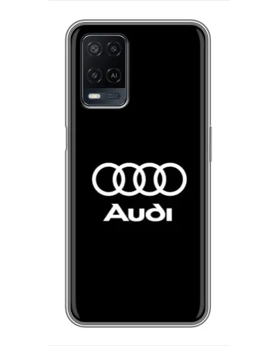 Чехол для OPPO A54 с картинкой «Классическое лого Audi»