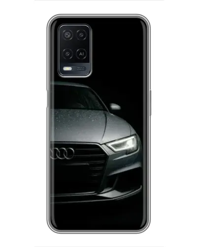 Чехол для OPPO A54 с картинкой «Audi — детализация кузова»