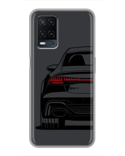 Чехол для OPPO A54 с картинкой «Задняя часть Audi — арт»