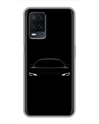 Чехол для OPPO A54 с картинкой «Взгляд Audi в темноте»