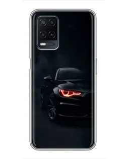 Чехол для OPPO A54 с картинкой «Audi — хищный взгляд»