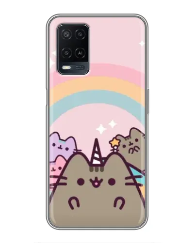 Чехол для OPPO A54 с картинкой «Единорог Pusheen» Чехол для OPPO A54 с картинкой «Единорог Pusheen»
