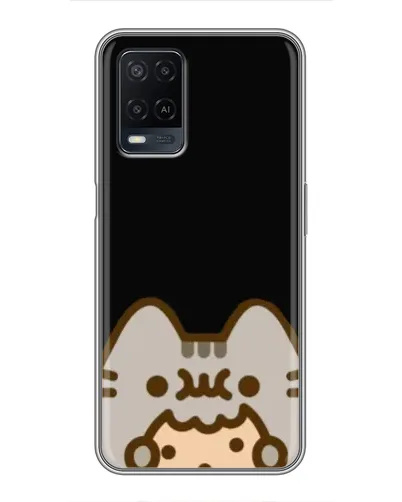 Чехол для OPPO A54 с картинкой «Пушин на черном» Чехол для OPPO A54 с картинкой «Пушин на черном»