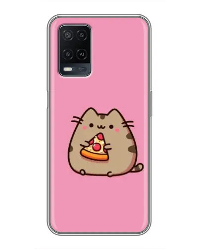 Чехол для OPPO A54 с картинкой «Пушин с пиццей» Чехол для OPPO A54 с картинкой «Пушин с пиццей»