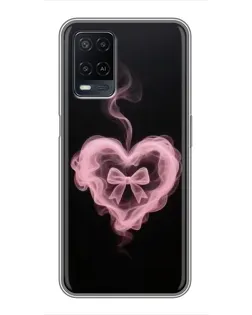 Чехол для OPPO A54 с картинкой «Дымчатое сердце»
